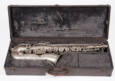 Lot 28 - A Rene Guenot tenor saxophone
