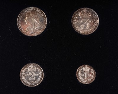 Lot 1279 - A Victorian 1895 Maundy set