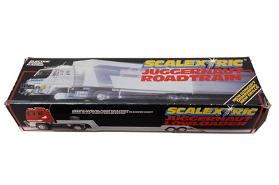 Lot 196 - ﻿A Scalextric 'T45 Team Road Train' and 'Juggernaut Road Train'