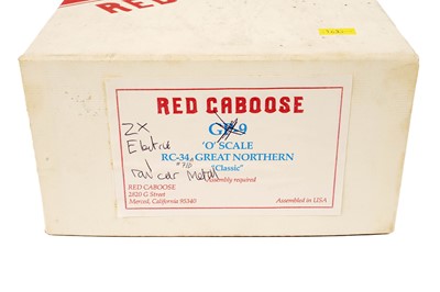 Lot 80 - Red Caboose 0-gauge tankers and rolling stock