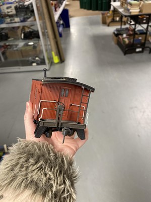 Lot 80 - Red Caboose 0-gauge tankers and rolling stock