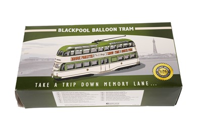 Lot 129 - A collection of ten boxed Atlas Editions diecast model trams