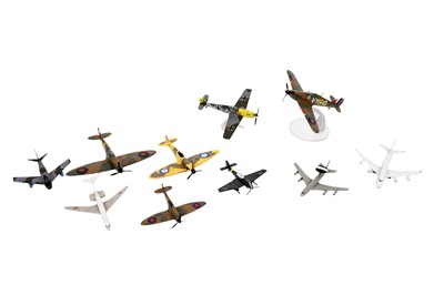 Lot 132 - A collection of diecast model vehicles; and a collection of loose diecast Corgi model aircrafts