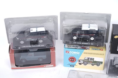Lot 185 - ﻿A selection of diecast model Land Rovers, by Corgi and other makers