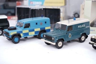 Lot 185 - ﻿A selection of diecast model Land Rovers, by Corgi and other makers
