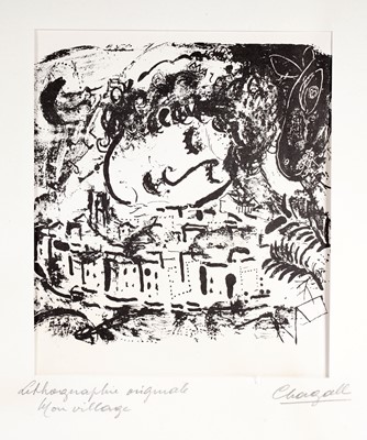 Lot 1007 - After Marc Chagall -The Village | lithograph