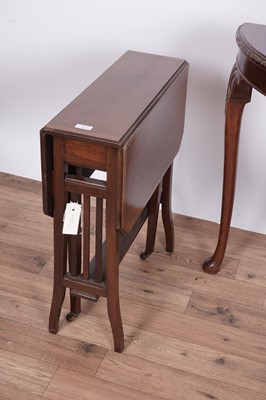 Lot 71 - A 19th Century style mahogany jardinière stand; and three tables