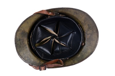 Lot 201 - Two French Adrian helmets