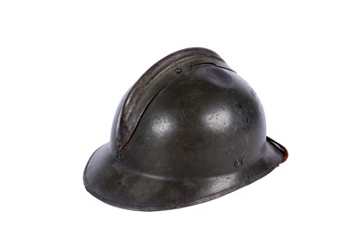 Lot 201 - Two French Adrian helmets