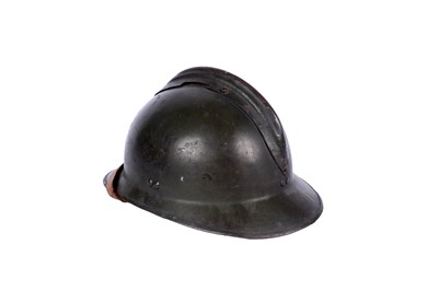 Lot 201 - Two French Adrian helmets