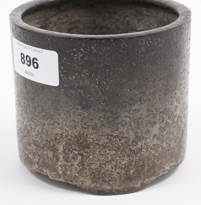 Lot 896 - A Chinese bronze brush washer