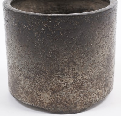 Lot 896 - A Chinese bronze brush washer