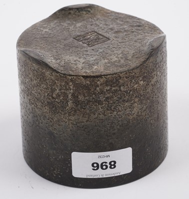 Lot 896 - A Chinese bronze brush washer