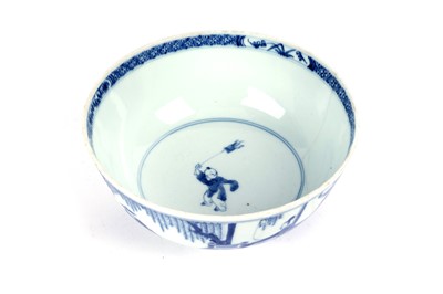 Lot 855 - A Chinese blue and white bowl