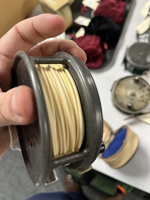Lot 1839 - A Hardy ‘The Perfect’ 3 7/8” salmon reel with soft case