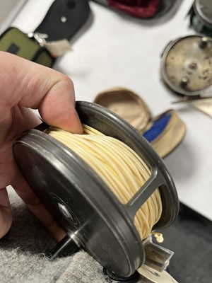 Lot 1839 - A Hardy ‘The Perfect’ 3 7/8” salmon reel with soft case