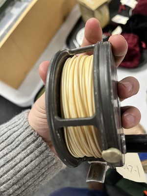 Lot 1839 - A Hardy ‘The Perfect’ 3 7/8” salmon reel with soft case