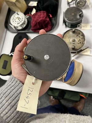 Lot 1839 - A Hardy ‘The Perfect’ 3 7/8” salmon reel with soft case