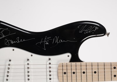 Lot 382 - A signed Mexican Fender Stratocaster