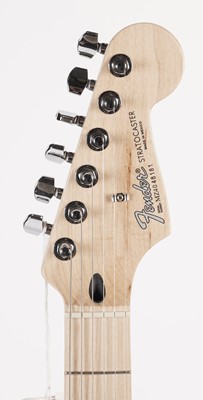 Lot 382 - A signed Mexican Fender Stratocaster