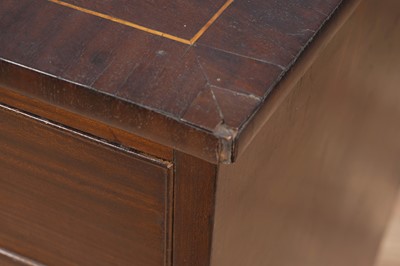 Lot 66 - A George III inlaid mahogany bowfront chest of drawers