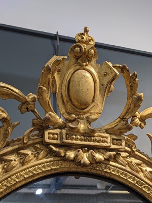 Lot 181 - A pair of George III giltwood girandole mirrors