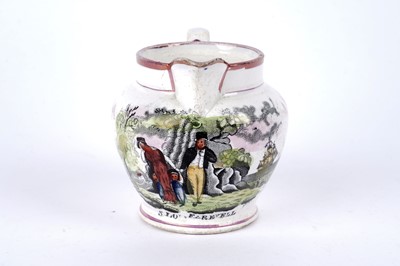 Lot 953 - ﻿Two small 19th Century pearlware jugs