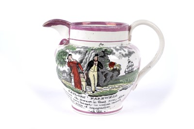 Lot 953 - ﻿Two small 19th Century pearlware jugs