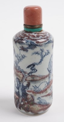 Lot 838 - A large Chinese snuff bottle