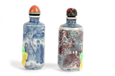 Lot 841 - Two Chinese snuff bottles
