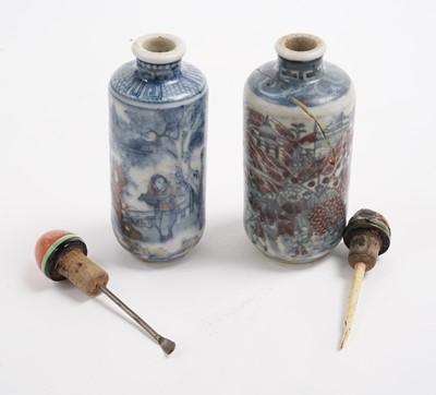 Lot 841 - Two Chinese snuff bottles