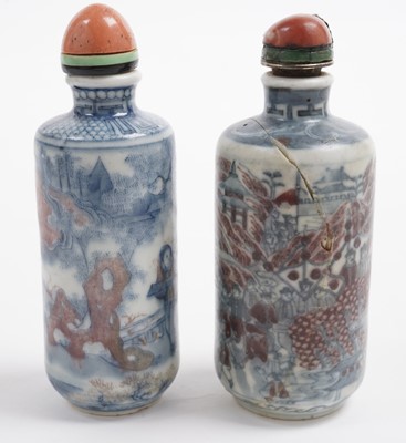 Lot 841 - Two Chinese snuff bottles