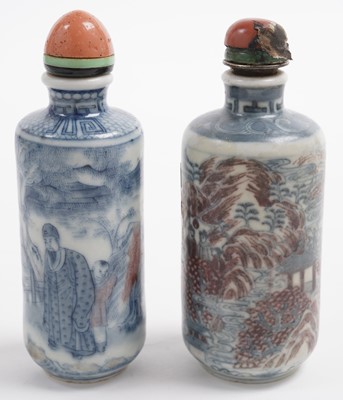 Lot 841 - Two Chinese snuff bottles