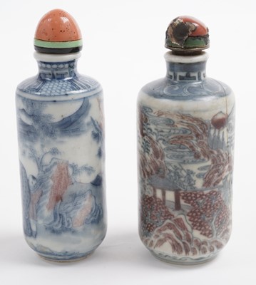 Lot 841 - Two Chinese snuff bottles
