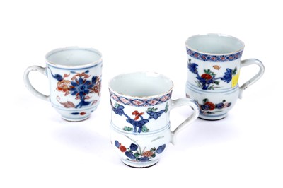 Lot 879 - Three Chinese mugs