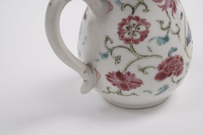 Lot 881 - A Chinese sparrow beak jug; and three saucers