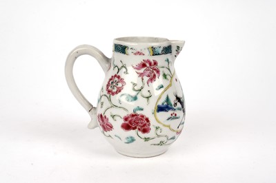 Lot 881 - A Chinese sparrow beak jug; and three saucers