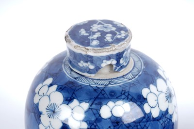 Lot 875 - A pair of Chinese blue and white ginger gars