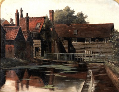 Lot 129 - F. Fletcher - Old Snuff Mills, Beddington | oil