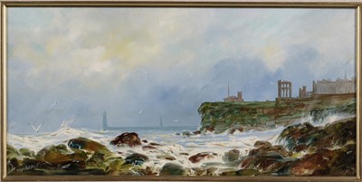 Lot 121 - Terence McArdle - Tynemouth Priory | oil