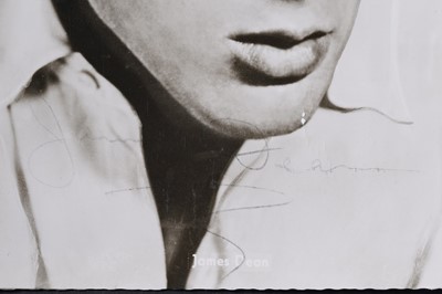 Lot 720 - A James Dean autographed photographic postcard