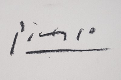 Lot 724 - A Pablo Picasso signed first edition copy of 72 Lithographies