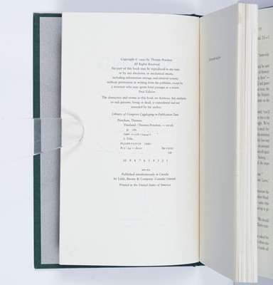 Lot 730 - A Thomas Pynchon signed first edition copy of Vineland