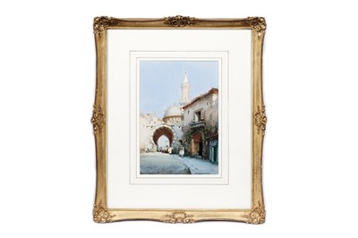 Lot 943 - Noel Harry Leaver - A Moorish Archway, and An Arabian City | watercolour