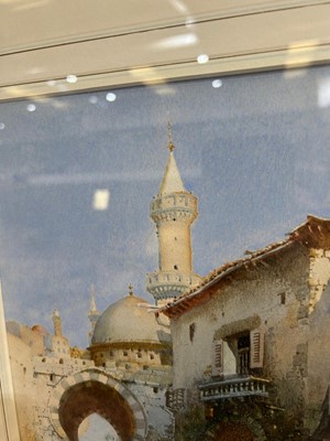 Lot 943 - Noel Harry Leaver - A Moorish Archway, and An Arabian City | watercolour