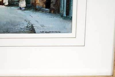 Lot 943 - Noel Harry Leaver - A Moorish Archway, and An Arabian City | watercolour