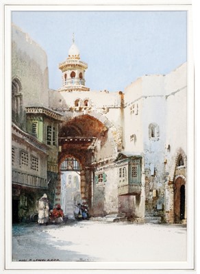 Lot 943 - Noel Harry Leaver - A Moorish Archway, and An Arabian City | watercolour