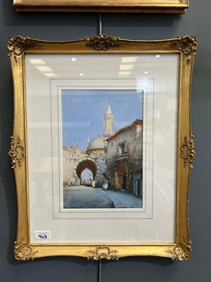 Lot 943 - Noel Harry Leaver - A Moorish Archway, and An Arabian City | watercolour