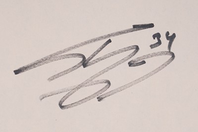 Lot 753 - Autographs of musicians and sports personalities