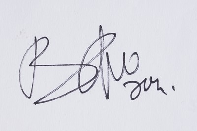Lot 753 - Autographs of musicians and sports personalities